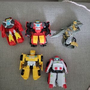 Transformers Rescue Bots Lot of 5: Hotshot, Medix , Bumblebee